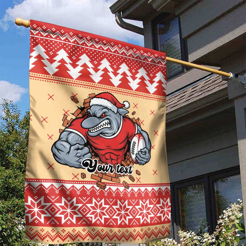 Redcliffe Strong Dolphins Personalised Garden Flag Christmas Rugby League Spirit - Aussie Hoodie