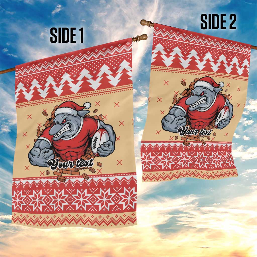 Redcliffe Strong Dolphins Personalised Garden Flag Christmas Rugby League Spirit - Aussie Hoodie