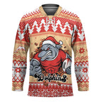 Redcliffe Strong Dolphins Personalised Hockey Jersey Christmas Rugby League Spirit - Aussie Hoodie