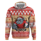 Redcliffe Strong Dolphins Personalised Hoodie Christmas Rugby League Spirit - Aussie Hoodie