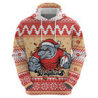 Redcliffe Strong Dolphins Personalised Hoodie Christmas Rugby League Spirit - Aussie Hoodie
