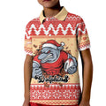 Redcliffe Strong Dolphins Personalised Kid Polo Shirt Christmas Rugby League Spirit - Aussie Hoodie