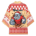 Redcliffe Strong Dolphins Personalised Kimono Christmas Rugby League Spirit - Aussie Hoodie