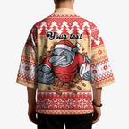Redcliffe Strong Dolphins Personalised Kimono Christmas Rugby League Spirit - Aussie Hoodie