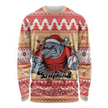 Redcliffe Strong Dolphins Personalised Long Sleeve Shirt Christmas Rugby League Spirit - Aussie Hoodie