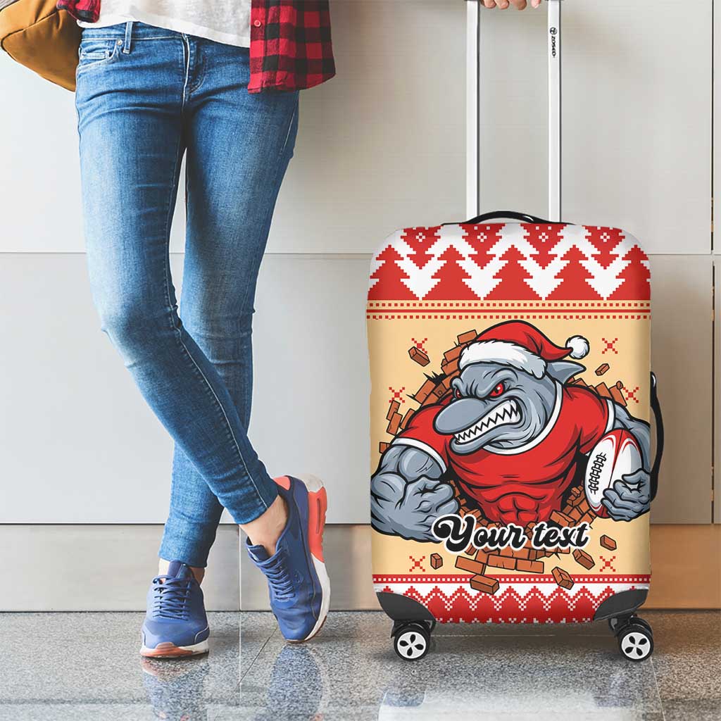 Redcliffe Strong Dolphins Personalised Luggage Cover Christmas Rugby League Spirit - Aussie Hoodie