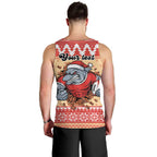 Redcliffe Strong Dolphins Personalised Men Tank Top Christmas Rugby League Spirit - Aussie Hoodie