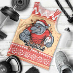 Redcliffe Strong Dolphins Personalised Men Tank Top Christmas Rugby League Spirit - Aussie Hoodie