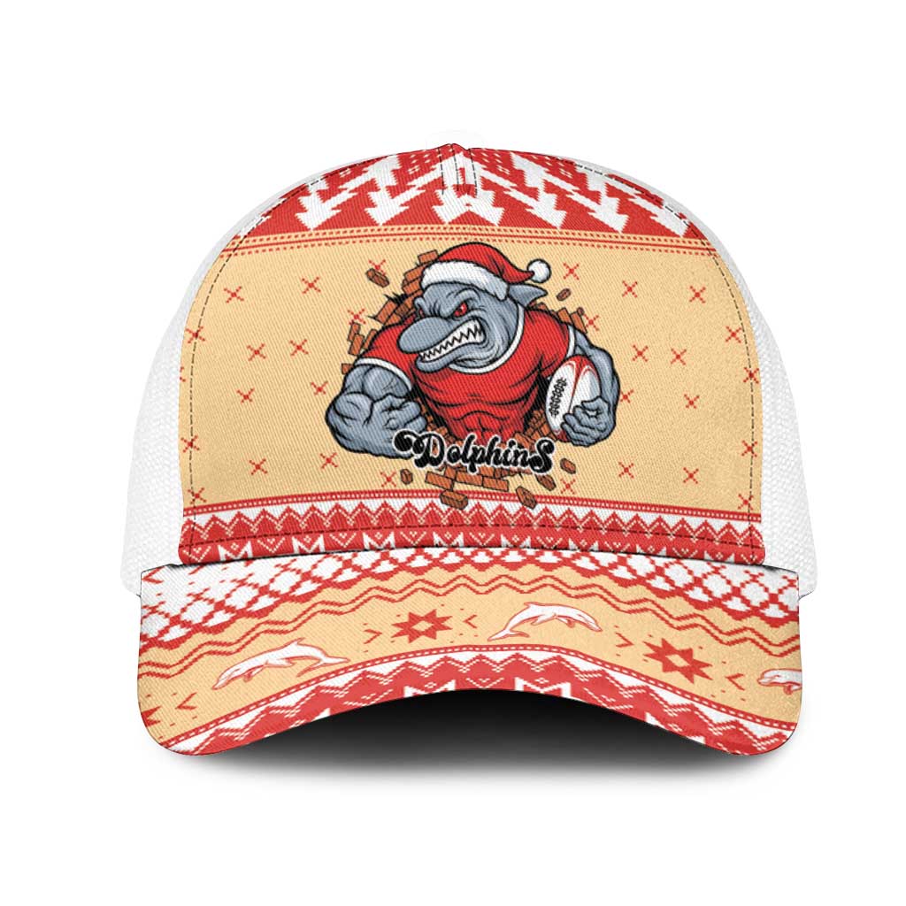 Redcliffe Strong Dolphins Mesh Trucker Cap Christmas Rugby League Spirit - Aussie Hoodie