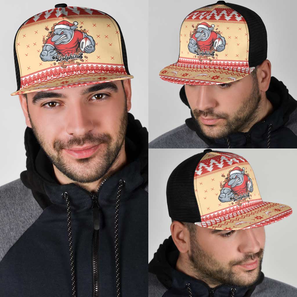 Redcliffe Strong Dolphins Mesh Trucker Cap Christmas Rugby League Spirit - Aussie Hoodie