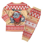 Redcliffe Strong Dolphins Personalised Christmas Pajama Set Christmas Rugby League Spirit - Aussie Hoodie
