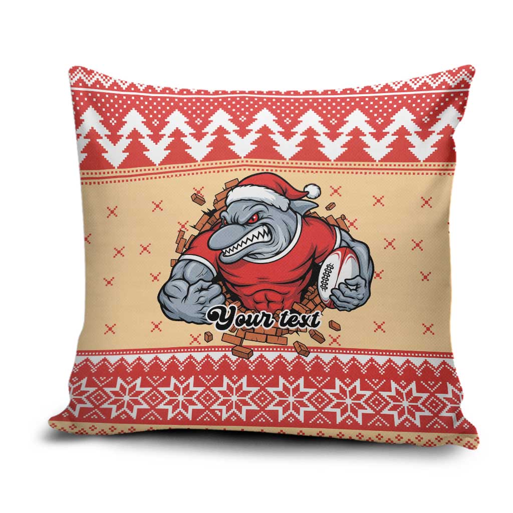 Redcliffe Strong Dolphins Personalised Pillow Cover Christmas Rugby League Spirit - Aussie Hoodie