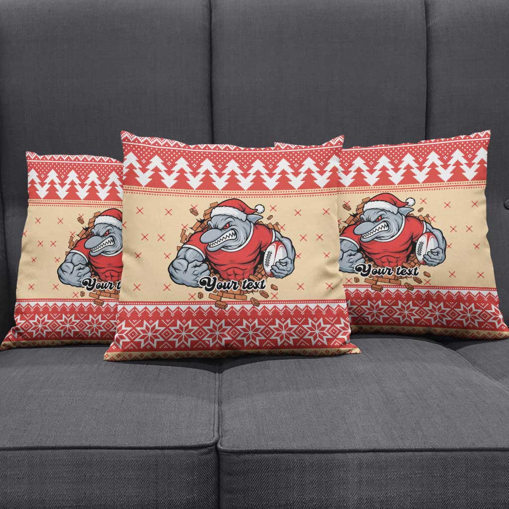 Redcliffe Strong Dolphins Personalised Pillow Cover Christmas Rugby League Spirit - Aussie Hoodie