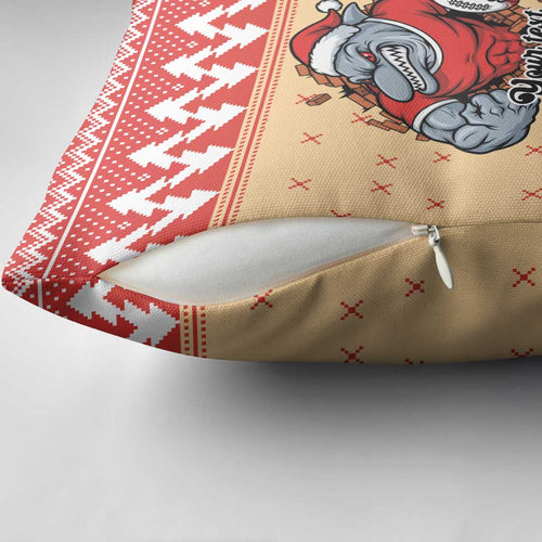 Redcliffe Strong Dolphins Personalised Pillow Cover Christmas Rugby League Spirit - Aussie Hoodie