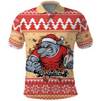 Redcliffe Strong Dolphins Personalised Polo Shirt Christmas Rugby League Spirit - Aussie Hoodie
