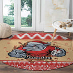 Redcliffe Strong Dolphins Personalised Round Carpet Christmas Rugby League Spirit - Aussie Hoodie