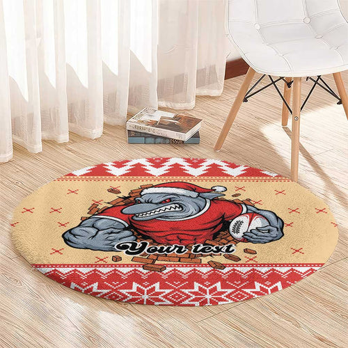 Redcliffe Strong Dolphins Personalised Round Carpet Christmas Rugby League Spirit - Aussie Hoodie