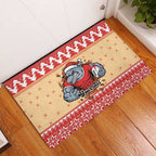 Redcliffe Strong Dolphins Personalised Rubber Doormat Christmas Rugby League Spirit - Aussie Hoodie