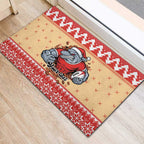 Redcliffe Strong Dolphins Personalised Rubber Doormat Christmas Rugby League Spirit - Aussie Hoodie