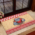 Redcliffe Strong Dolphins Personalised Rubber Doormat Christmas Rugby League Spirit - Aussie Hoodie