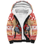 Redcliffe Strong Dolphins Personalised Sherpa Hoodie Christmas Rugby League Spirit - Aussie Hoodie