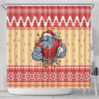 Redcliffe Strong Dolphins Personalised Shower Curtain Christmas Rugby League Spirit - Aussie Hoodie