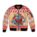 Redcliffe Strong Dolphins Personalised Sleeve Zip Bomber Jacket Christmas Rugby League Spirit - Aussie Hoodie