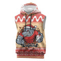 Redcliffe Strong Dolphins Personalised Sleeveless Hoodie Christmas Rugby League Spirit - Aussie Hoodie