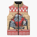 Redcliffe Strong Dolphins Personalised Sleeveless Puffer Jacket Christmas Rugby League Spirit - Aussie Hoodie