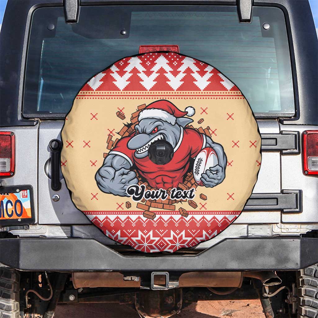 Redcliffe Strong Dolphins Personalised Spare Tire Cover Christmas Rugby League Spirit - Aussie Hoodie