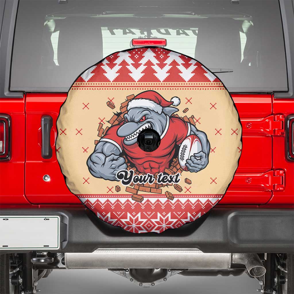 Redcliffe Strong Dolphins Personalised Spare Tire Cover Christmas Rugby League Spirit - Aussie Hoodie