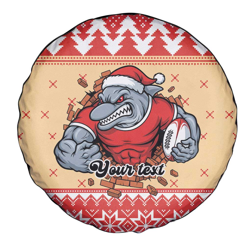 Redcliffe Strong Dolphins Personalised Spare Tire Cover Christmas Rugby League Spirit - Aussie Hoodie