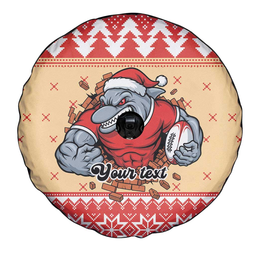 Redcliffe Strong Dolphins Personalised Spare Tire Cover Christmas Rugby League Spirit - Aussie Hoodie