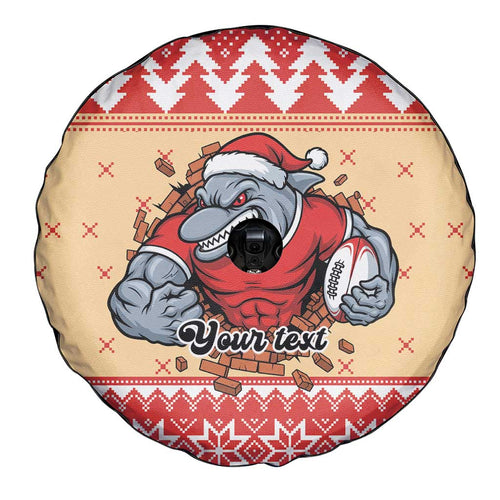 Redcliffe Strong Dolphins Personalised Spare Tire Cover Christmas Rugby League Spirit - Aussie Hoodie