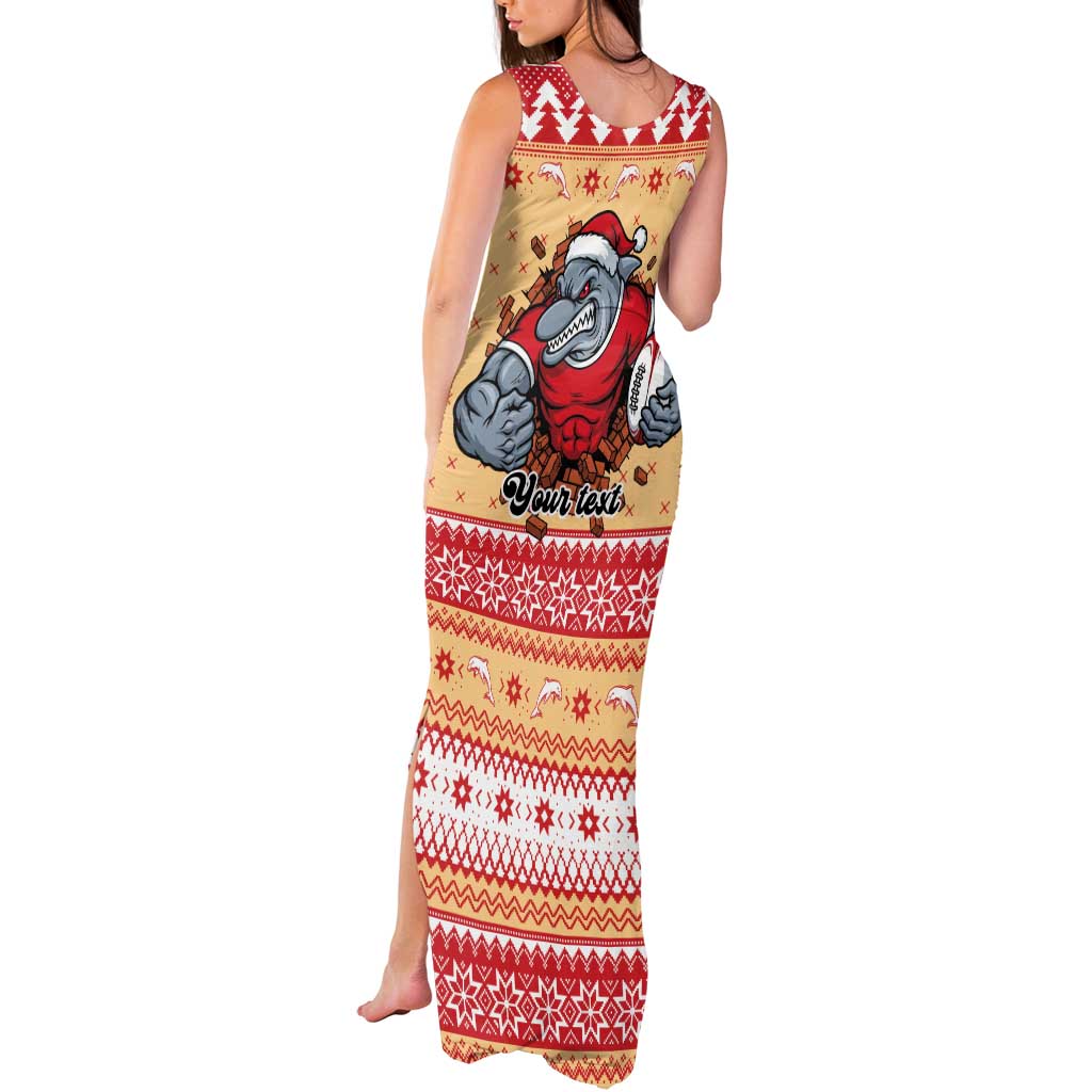 Redcliffe Strong Dolphins Personalised Tank Maxi Dress Christmas Rugby League Spirit - Aussie Hoodie