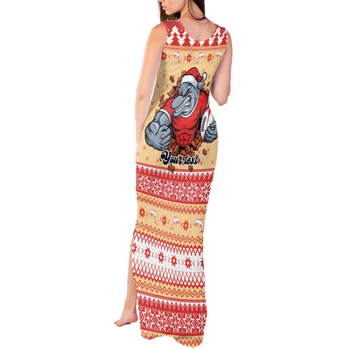 Redcliffe Strong Dolphins Personalised Tank Maxi Dress Christmas Rugby League Spirit - Aussie Hoodie