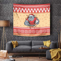 Redcliffe Strong Dolphins Personalised Tapestry Christmas Rugby League Spirit - Aussie Hoodie