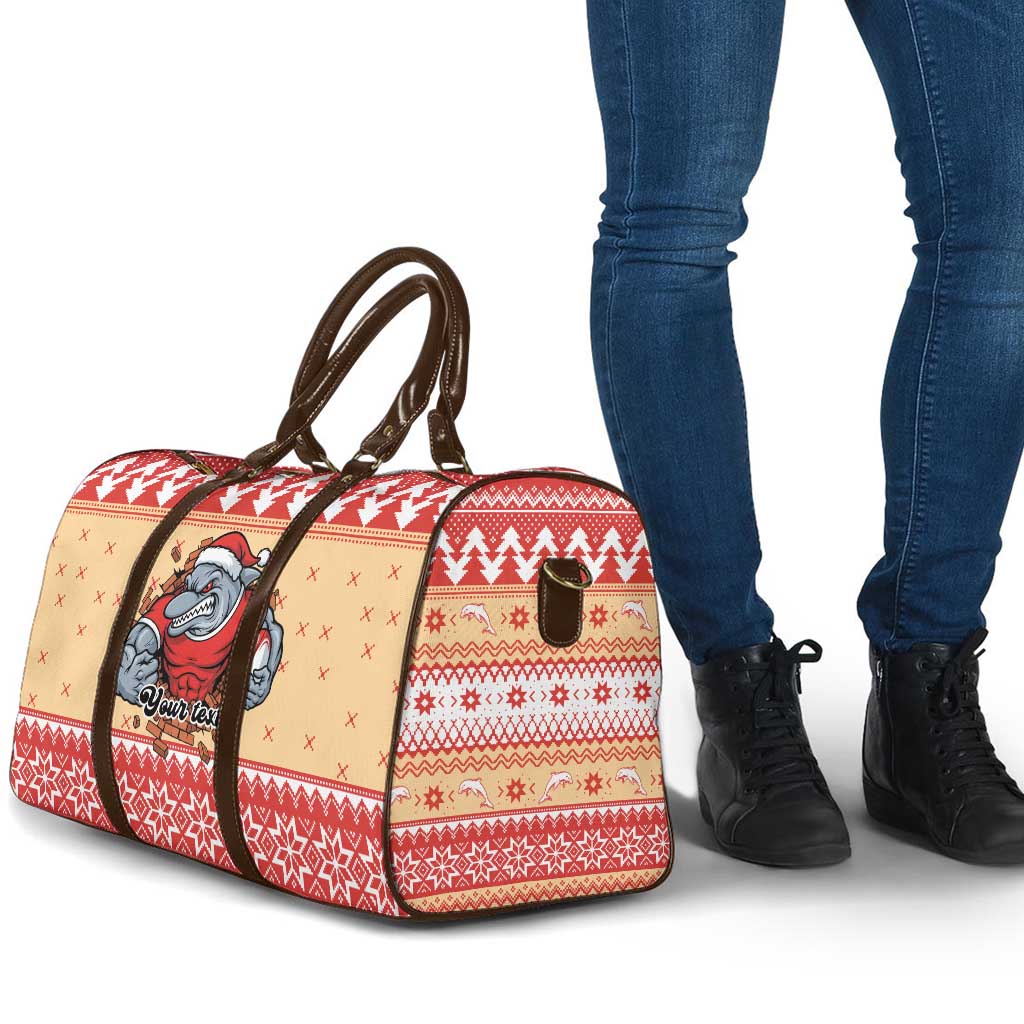 Redcliffe Strong Dolphins Personalised Travel Bag Christmas Rugby League Spirit - Aussie Hoodie