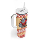 Redcliffe Strong Dolphins Personalised Tumbler With Handle Christmas Rugby League Spirit - Aussie Hoodie