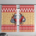 Redcliffe Strong Dolphins Personalised Window Curtain Christmas Rugby League Spirit - Aussie Hoodie
