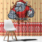Redcliffe Strong Dolphins Personalised Window Curtain Christmas Rugby League Spirit - Aussie Hoodie