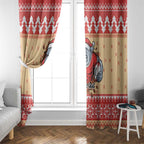 Redcliffe Strong Dolphins Personalised Window Curtain Christmas Rugby League Spirit - Aussie Hoodie