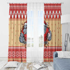 Redcliffe Strong Dolphins Personalised Window Curtain Christmas Rugby League Spirit - Aussie Hoodie
