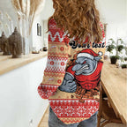 Redcliffe Strong Dolphins Personalised Women Casual Shirt Christmas Rugby League Spirit - Aussie Hoodie