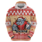 Redcliffe Strong Dolphins Personalised Zip Hoodie Christmas Rugby League Spirit - Aussie Hoodie
