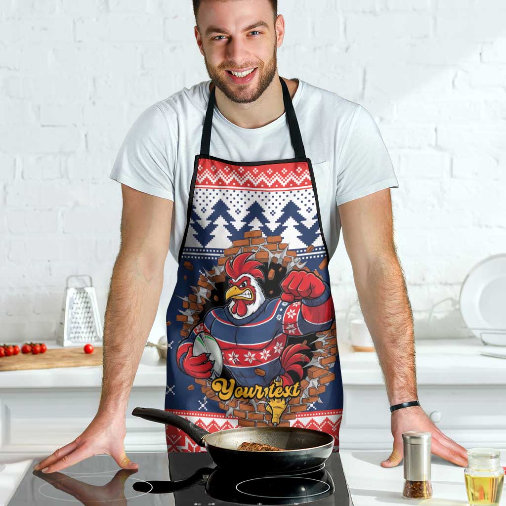 Roosters Xmas Glory Personalised Apron Christmas Rugby League Spirit - Aussie Hoodie