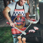 Roosters Xmas Glory Personalised Apron Christmas Rugby League Spirit - Aussie Hoodie