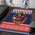 Roosters Xmas Glory Personalised Area Rug Christmas Rugby League Spirit - Aussie Hoodie