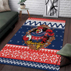 Roosters Xmas Glory Personalised Area Rug Christmas Rugby League Spirit - Aussie Hoodie