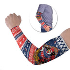 Roosters Xmas Glory Personalised Arm Sleeves Christmas Rugby League Spirit - Aussie Hoodie